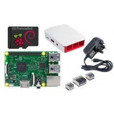 Raspberry Pi 3 Starter Kit - White