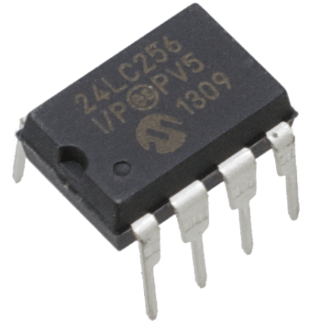 24LC256 I2C EEPROM - 256kbit