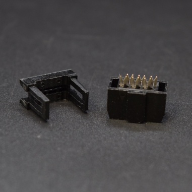 Female IDC socket: 2x3-Pin, 2.54 mm