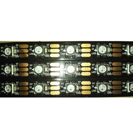 WS2812 Digital RGB 60 LED Strip - Black- 5 Meter