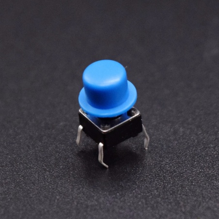 Tactile Switch: 7mm with plastic Cap (Pack of 6)
