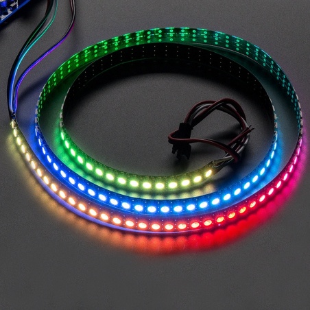 WS2812 Digital RGB 144 LED Strip - Black- 1 Meter