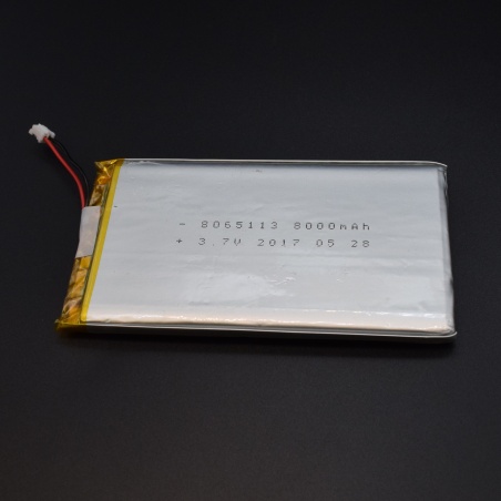 3.7v Lithium Ion (Lipo) Battery - 8000mAH
