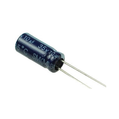 10uF/35V Electrolytic Capacitor (Pack of 5)