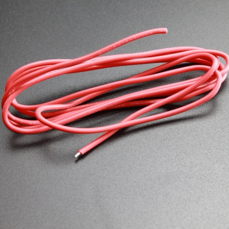 20 AWG 1M RED Silicone Cable – Multi stranded