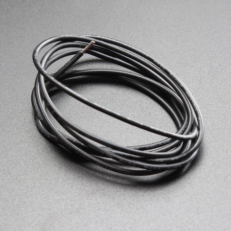 20 AWG 1M BLACK Silicone Cable – Multi stranded